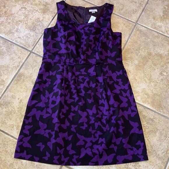 LOFT Dresses & Skirts - Loft Butterfly Dress Size 14 NWT